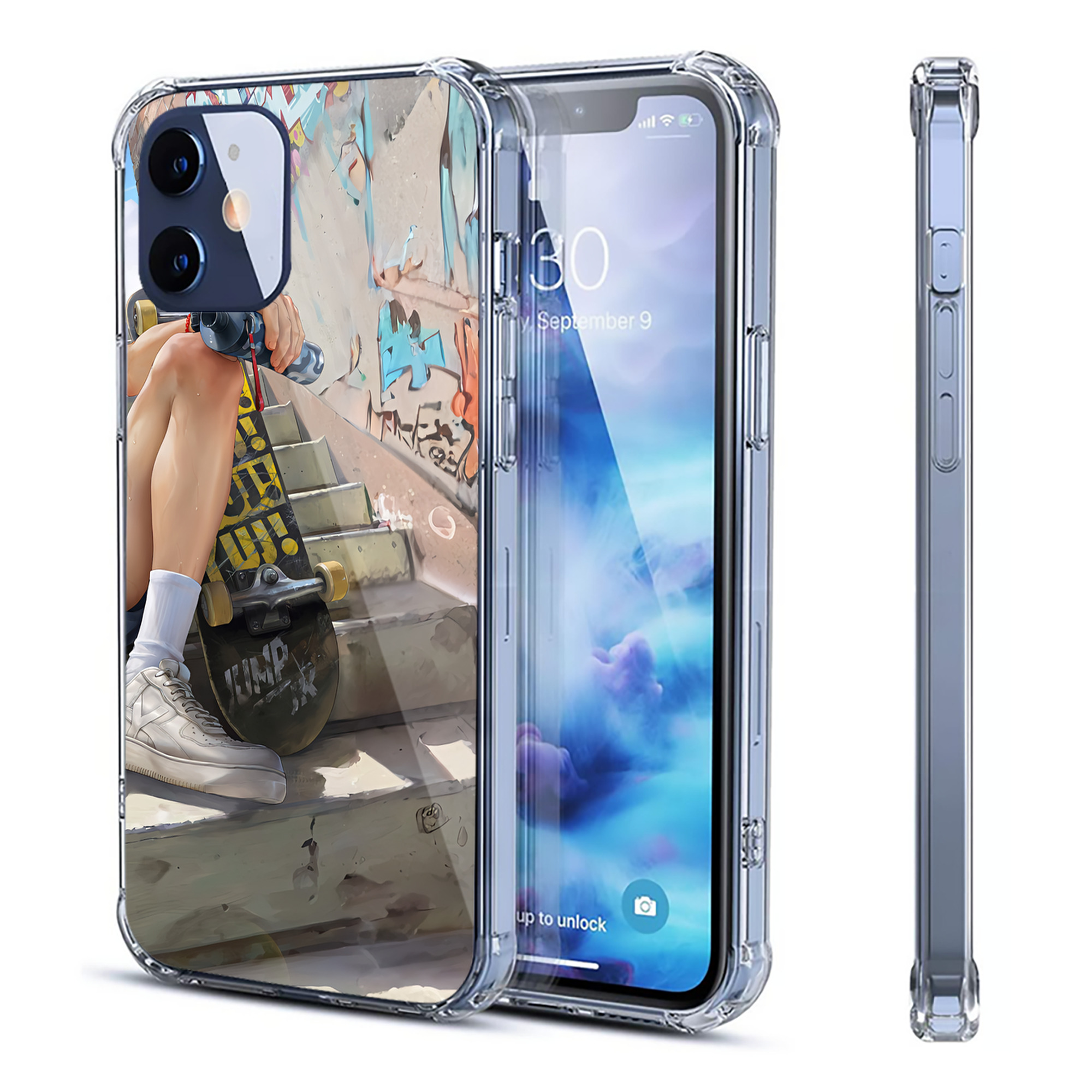 （画像用） SPY×FAMILY间谍家家酒 【iPhone 12シリーズ対応】透明スマホケース（クリアソフトケース）